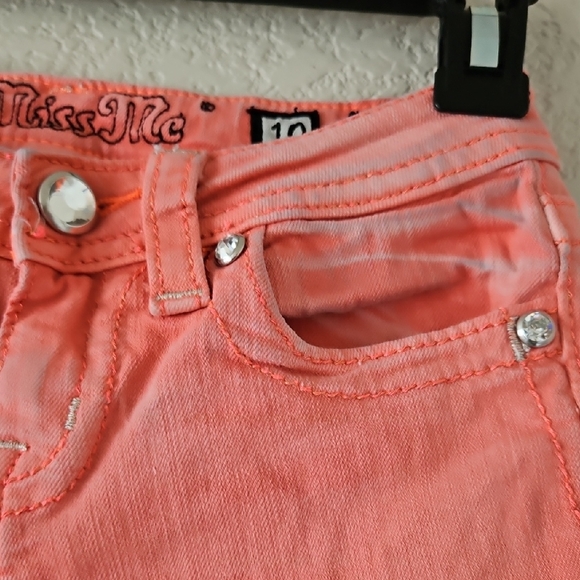 Miss Me Pink Embellished Kids Jeans - Picture 5 of 8